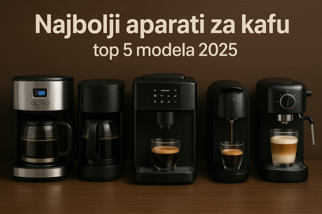 Najbolji aparati za kafu – top 5 modela 2025