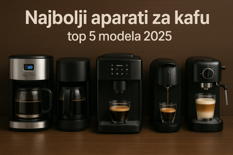 Najbolji aparati za kafu – top 5 modela 2025
